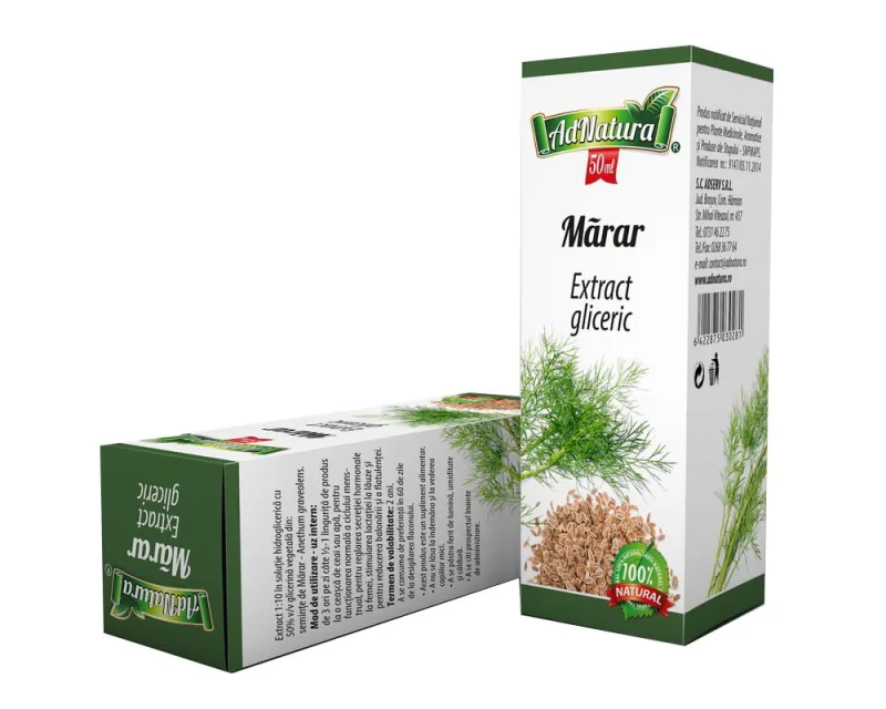 Extract gliceric marar, 50ml, AdNatura — preț și oferte