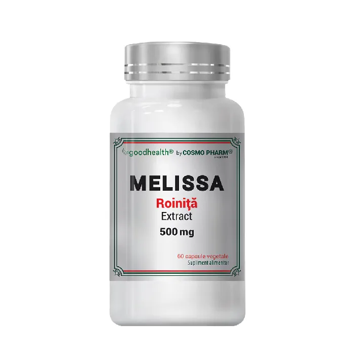 Melissa Extract 500mg, 60 capsule, Cosmo Pharm — preț și oferte