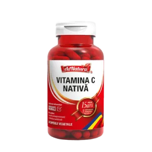 Vitamina C nativa, 30 capsule, AdNatura
