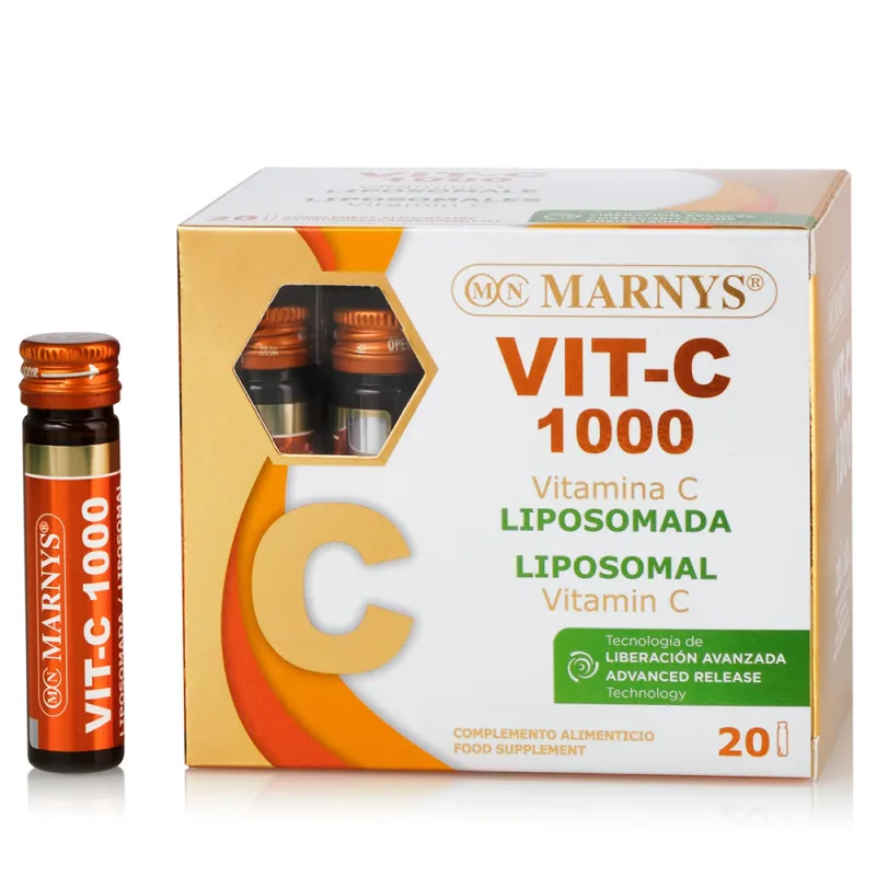 Vitamina C Lipozomala 1000mg, 20 fiole, Marnys — preț și oferte