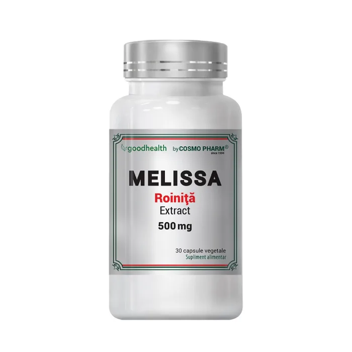 Melissa Extract, 500 mg, 30 capsule, Cosmo Pharm — preț și oferte