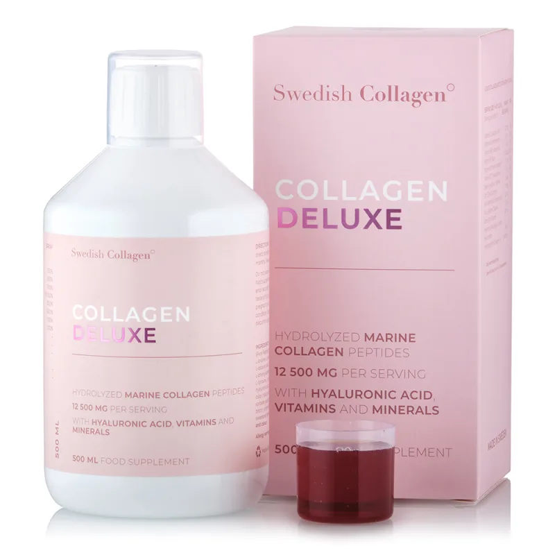 Colagen Lichid hidrolizat Marin Deluxe 12.500mg, 500ml, Swedish Collagen — preț și oferte