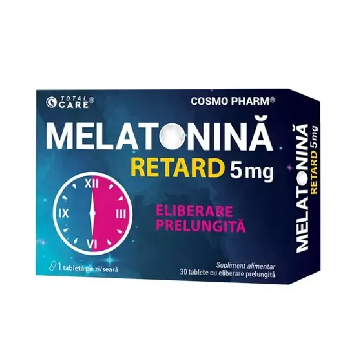 Melatonina Retard, 5 mg, 30 comprimate, Cosmo Pharm — preț și oferte