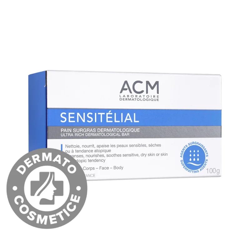Sapun dermatologic nutritiv Sensitelial, 100g, ACM ACM LABORATOIRE — preț și oferte
