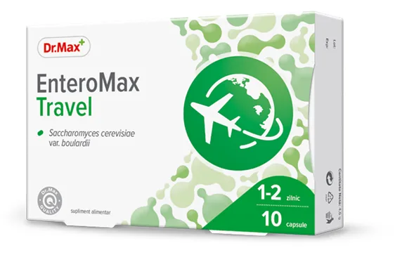 Dr. Max Enteromax Travel, 10 capsule — preț și oferte