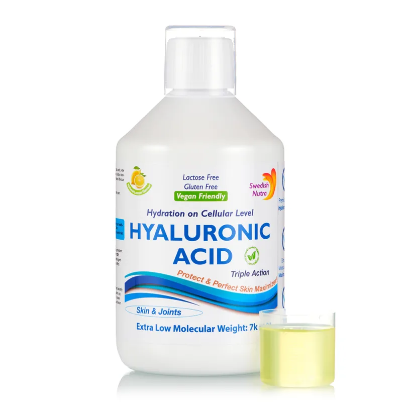Acid Hialuronic lichid 100mg, 500ml, Swedish Nutra — preț și oferte