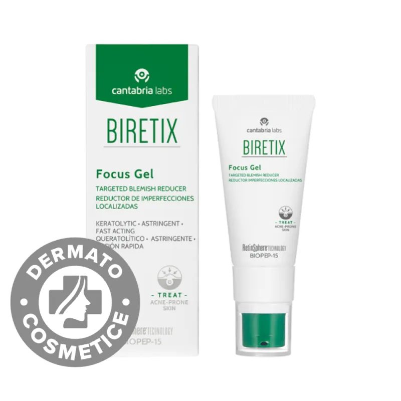 Gel pentru reducerea imperfectiunilor Focus Gel Biretix, 15ml, Cantabria Labs — preț și oferte
