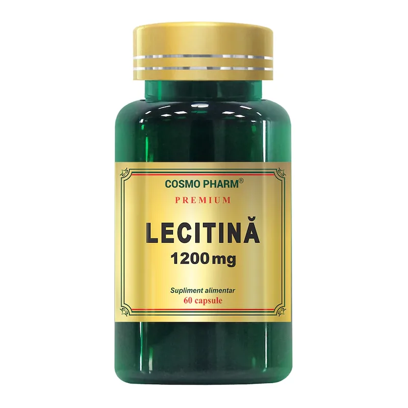 Lecitina 1200 mg, 60 capsule, Cosmo Pharm — preț și oferte