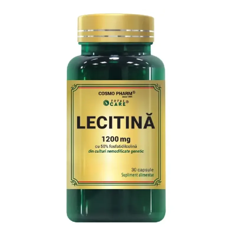 Lecitina 1200 mg, 30 capsule, Cosmo Pharm — preț și oferte