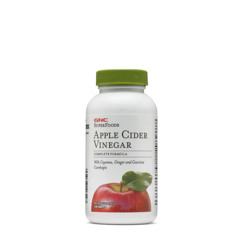 Otet din cidru de mere SuperFoods, 120 tablete, GNC — preț și oferte