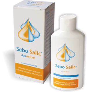 Sampon antimatreata Sebo Salic Duo Active, 125ml, Slavia Pharm