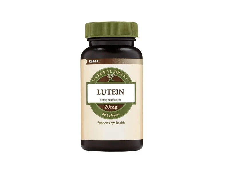Luteina Natural Brand 20mg, 60 capsule, GNC — preț și oferte