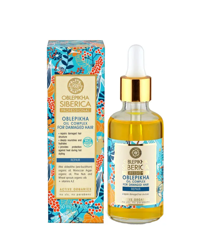 Ulei pentru par uscat si degradat ÎŸblepikha, 50ml, Natura Siberica — preț și oferte