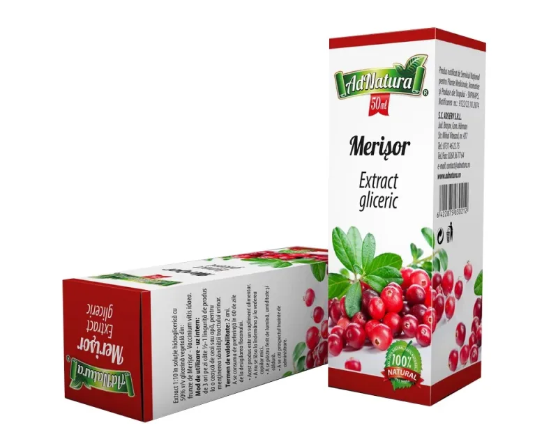 Extract gliceric de merisor, 50ml, AdNatura — preț și oferte