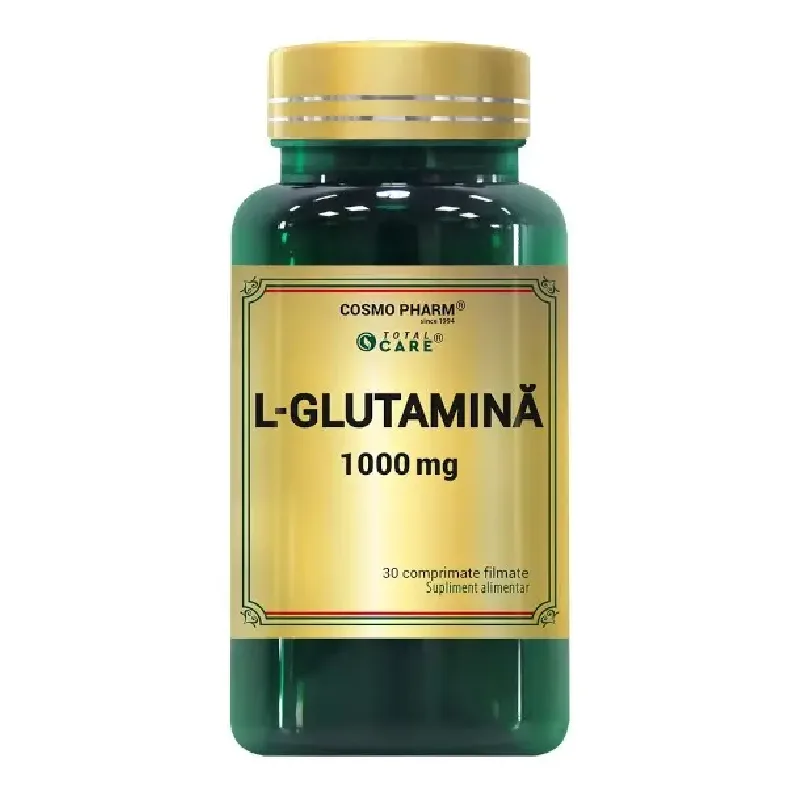 L-Glutamina, 1000 mg, 30 comprimate, Cosmo Pharm — preț și oferte