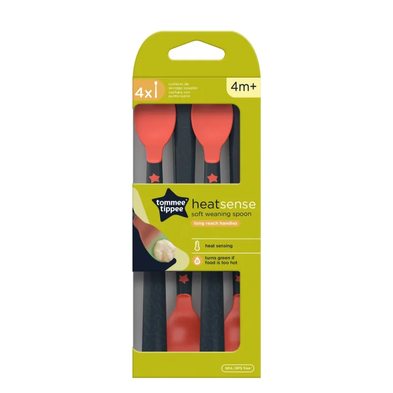 Lingurite termosensibile +4 luni, 4 buc, Tommee Tippee — preț și oferte