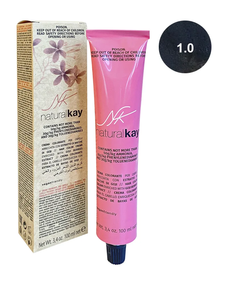 Vopsea vegana 1.0 Black, 100ml, Natural Kay — preț și oferte