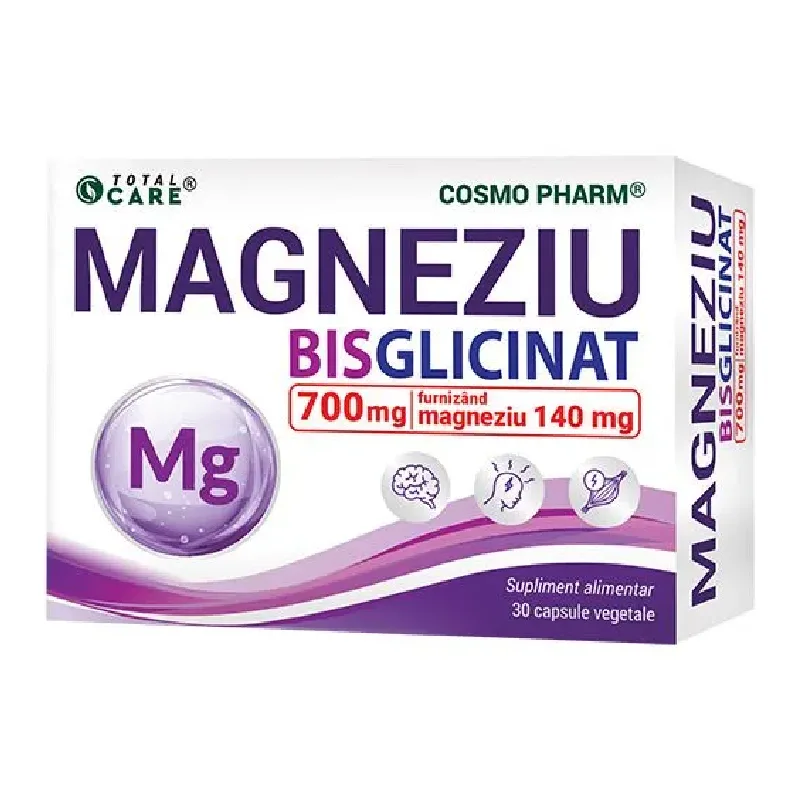Magneziu Bisglicinat, 30 capsule, Cosmo Pharm — preț și oferte