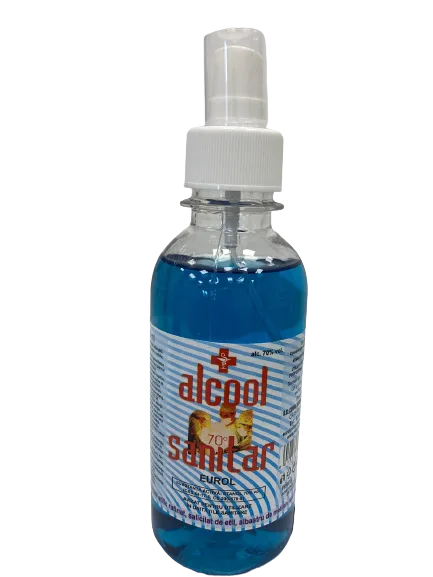 Alcool sanitar 70% cu pulverizator, 200ml, Eurol — preț și oferte
