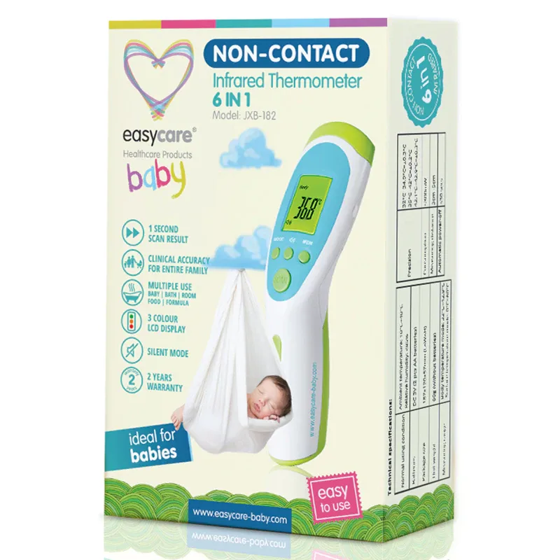 Termometru 6 in 1 cu infrarosu Baby, 1 bucata, EasyCare — preț și oferte