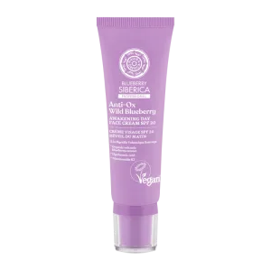 Crema de zi antioxidanta pentru fata cu afine SPF20, 50ml, Natura Siberica