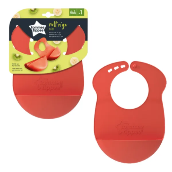 Baveta Roll&Go Rosie de la 6 luni, 1 bucata, Tommee Tippee — preț și oferte