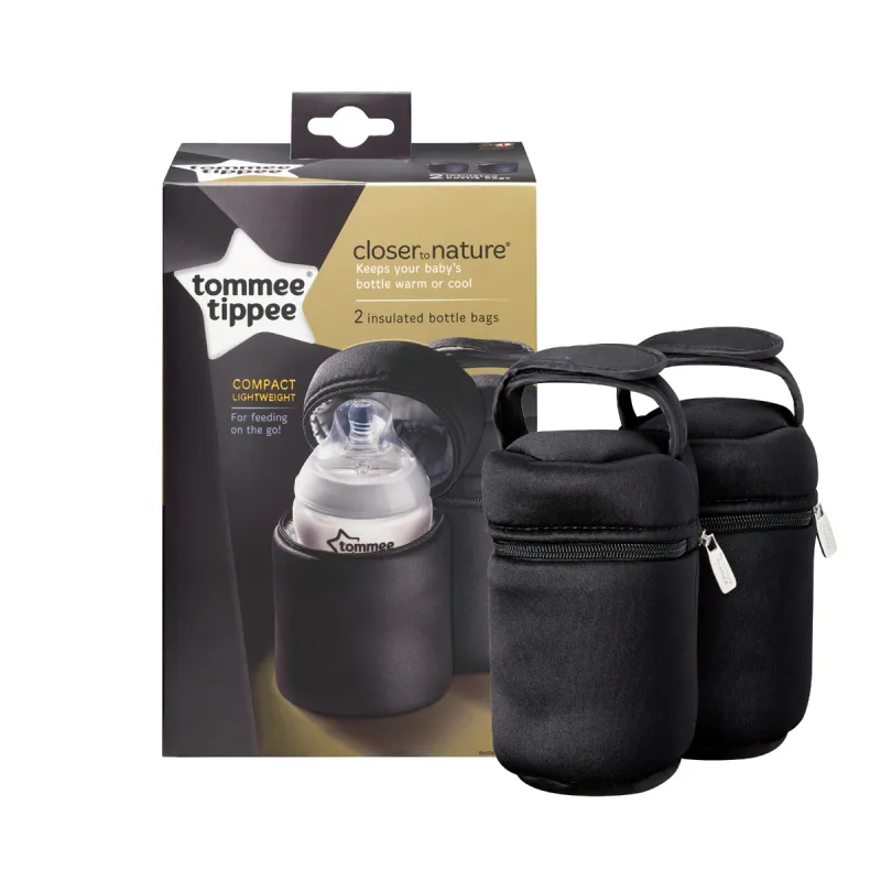 Huse pentru biberoane Closer to Nature termoizolante, 2 bucati, Tommee Tippee — preț și oferte