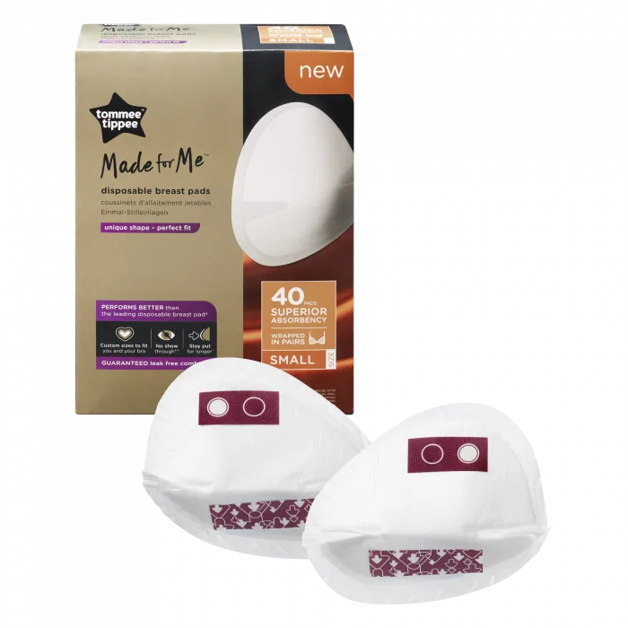 Tampoane de unica folosinta pentru sani marimea S Made for Me, 40 bucati, Tommee Tippee — preț și oferte