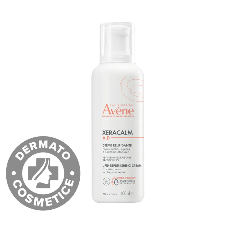 Crema relipidanta pielea uscata cu tendinta atopica XeraCalm A.D., 400ml, Avene — preț și oferte