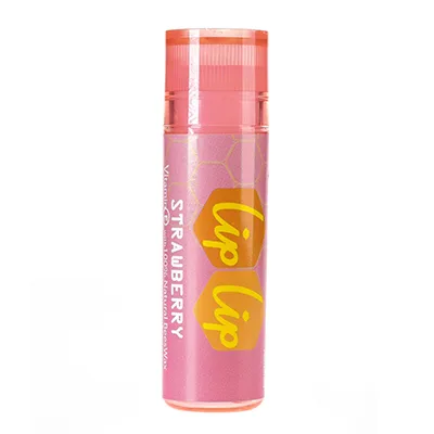Balsam pentru buze cu SPF15 si aroma de capsuni, 4.5g, Karaver — preț și oferte