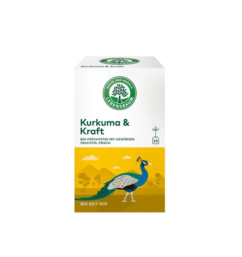 Ceai cu curcuma bio, 40g, Lebensbaum — preț și oferte