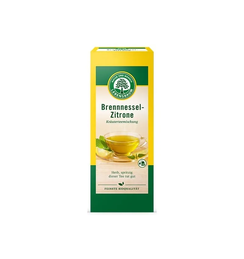 Ceai de urzica si lamaie bio, 30g, Lebensbaum — preț și oferte