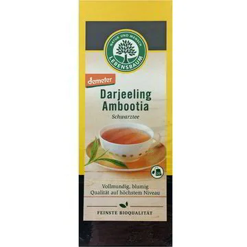 Ceai negru bio Darjeeling, 40g, Lebensbaum — preț și oferte
