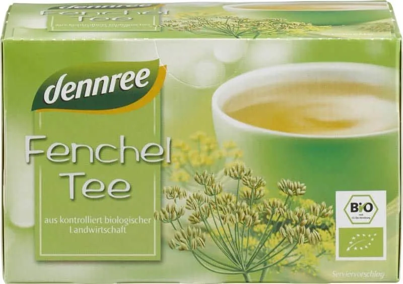 Ceai de fenicul 20 plicuri, 30g, Dennree — preț și oferte