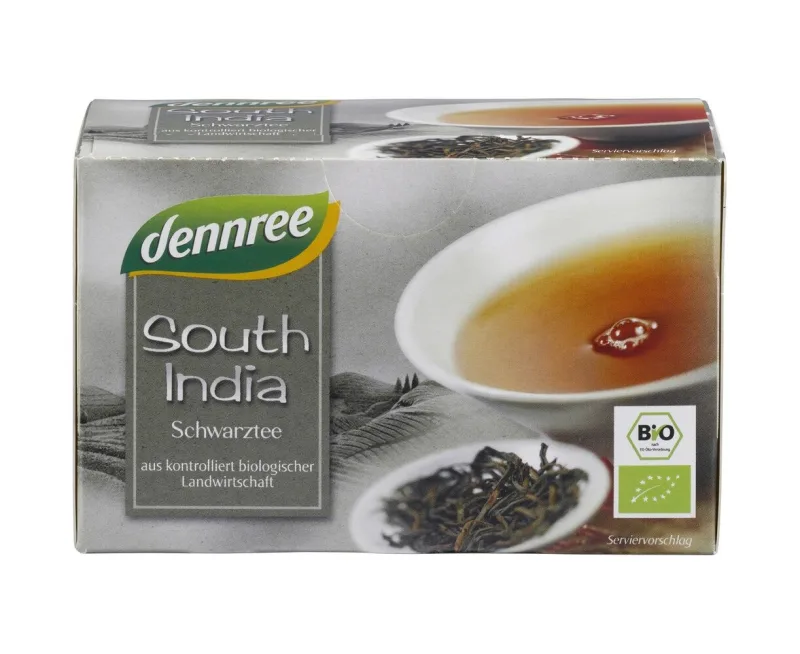 Ceai negru India 20 plicuri, 30g, Dennree — preț și oferte