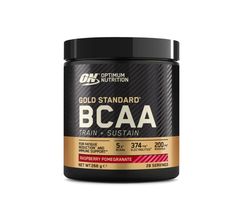 Pudra energizanta BCAA Train Sustain Raspberry Pomegranate, 266g, Optimum Nutrition — preț și oferte