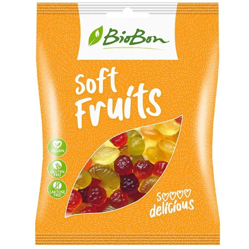 Jeleuri cu fructe fara gluten Bio, 100g, BioBon — preț și oferte