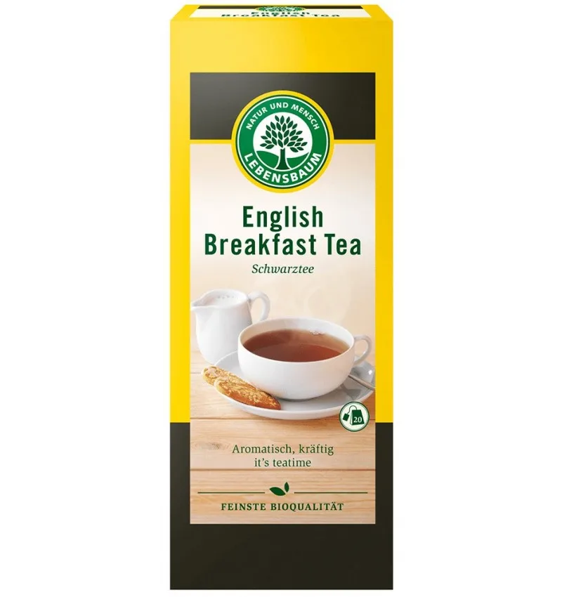 Ceai negru bio English Breakfast, 40g, Lebensbaum — preț și oferte