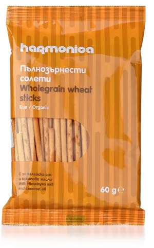 Sticksuri din faina integrala de grau Bio, 60g, Harmonica