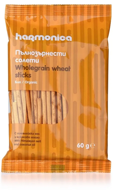 Sticksuri din faina integrala de grau Bio, 60g, Harmonica — preț și oferte