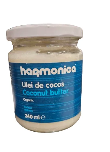Ulei de cocos Bio, 240ml, Harmonica — preț și oferte