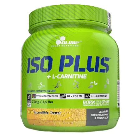 Isotonic electroliti cu aroma de portocale Iso Plus, 700g, Olimp Sport Nutrition — preț și oferte