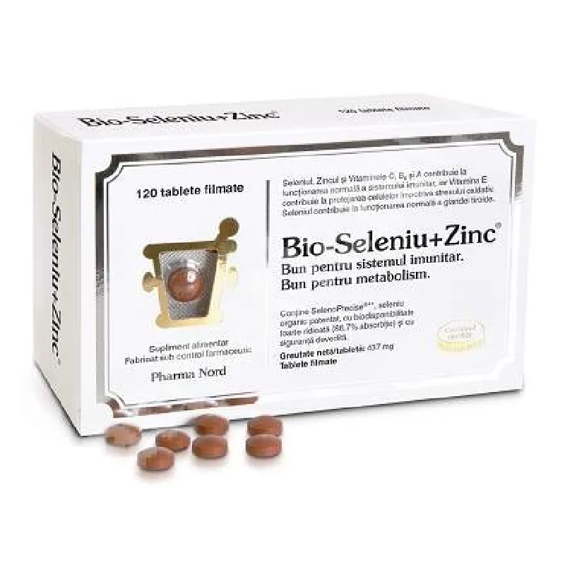Bio-Seleniu + Zinc, 120 tablete, Pharma Nord — preț și oferte