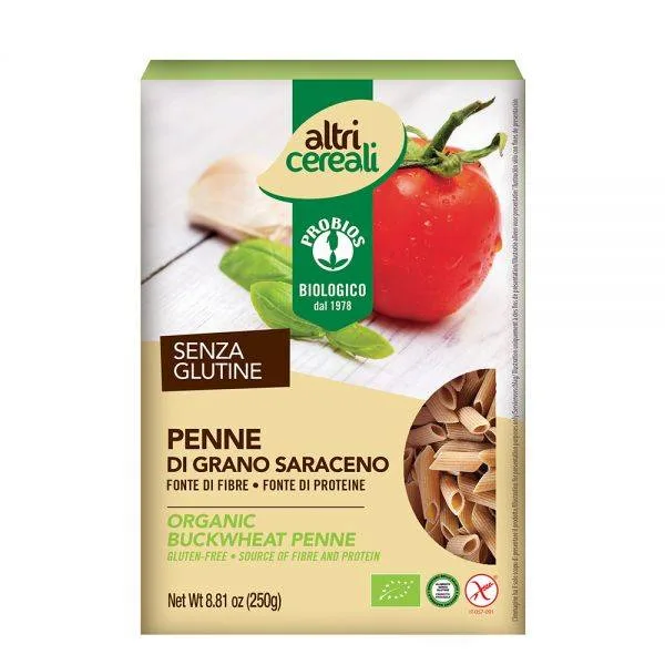 Paste Penne din hrisca fara gluten, 250g, Probios — preț și oferte