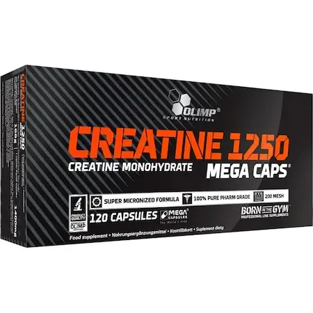 Creatina monohidratata micronizata, 120 capsule, Olimp Sport Nutrition — preț și oferte