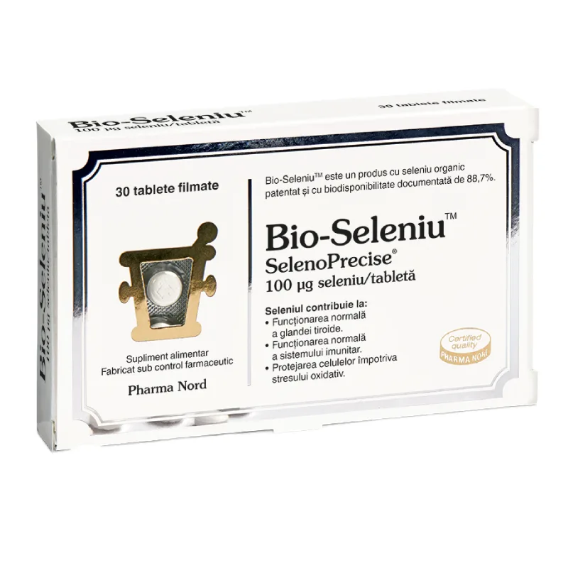 Bio-Seleniu SelenoPrecise, 30 tablete, Pharma Nord — preț și oferte