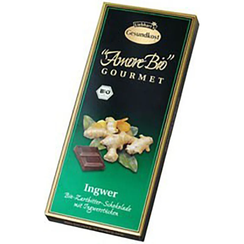 Ciocolata amaruie cu ghimbir si 55% cacao, 100g, Liebhart’s Amore Bio — preț și oferte