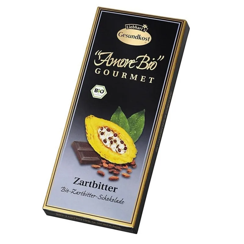 Ciocolata amaruie cu 55% cacao, 100g, Liebhart’s Amore Bio — preț și oferte