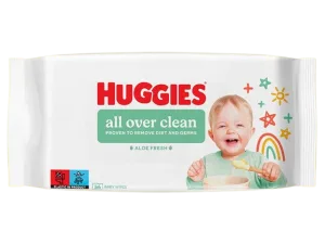 Servetele umede Baby all over clean, 56 bucati, Huggies