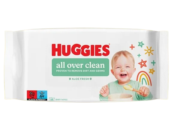 Servetele umede Baby all over clean, 56 bucati, Huggies — preț și oferte